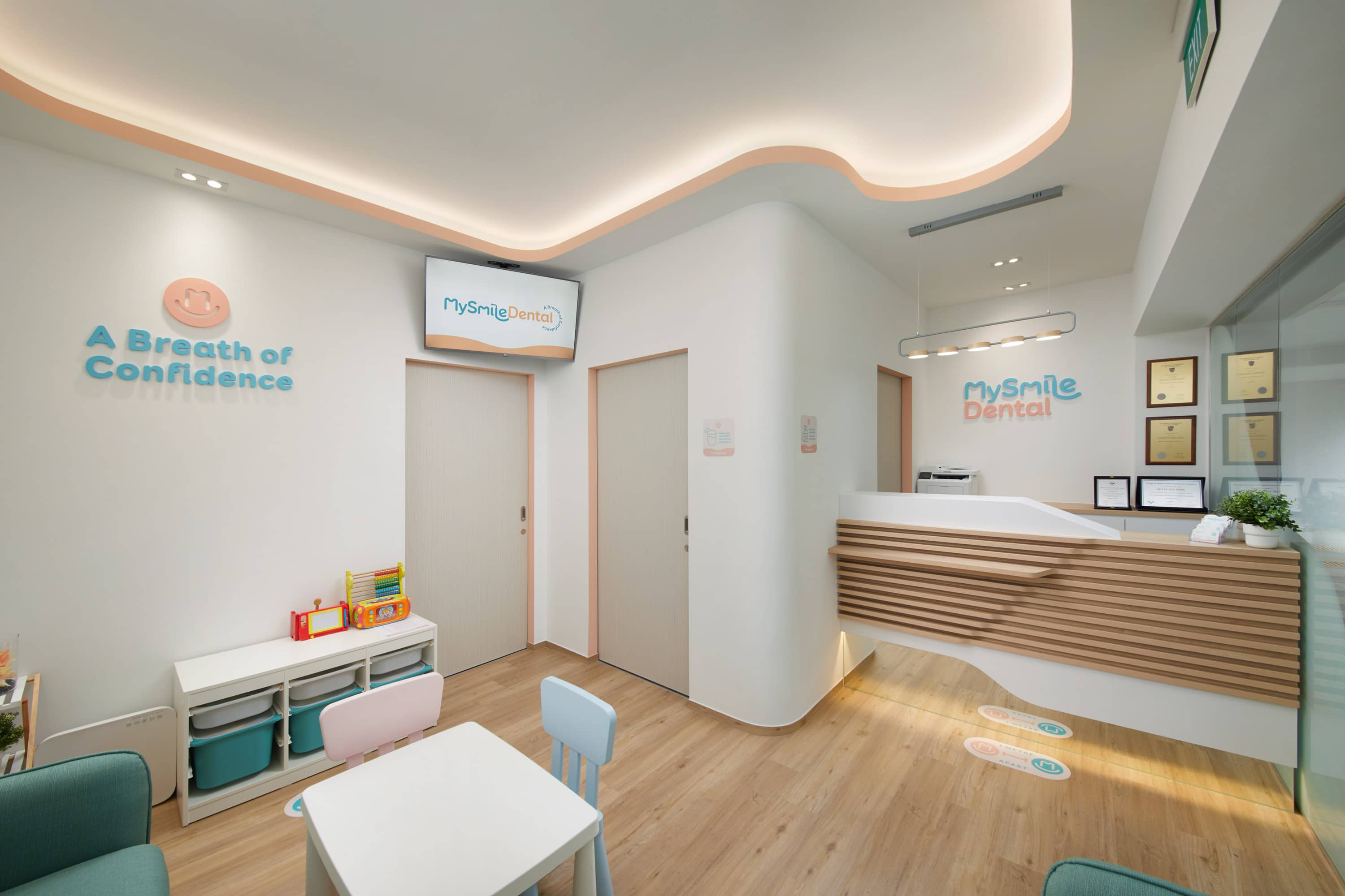 MySmile Dental Office Interior Design and Office Renovation Project